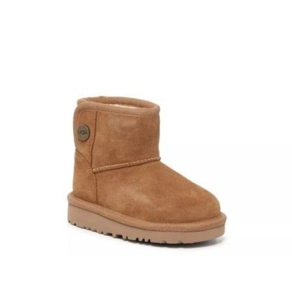 UGG Jona Boot Suede Shearling Tan Youth Size 4
